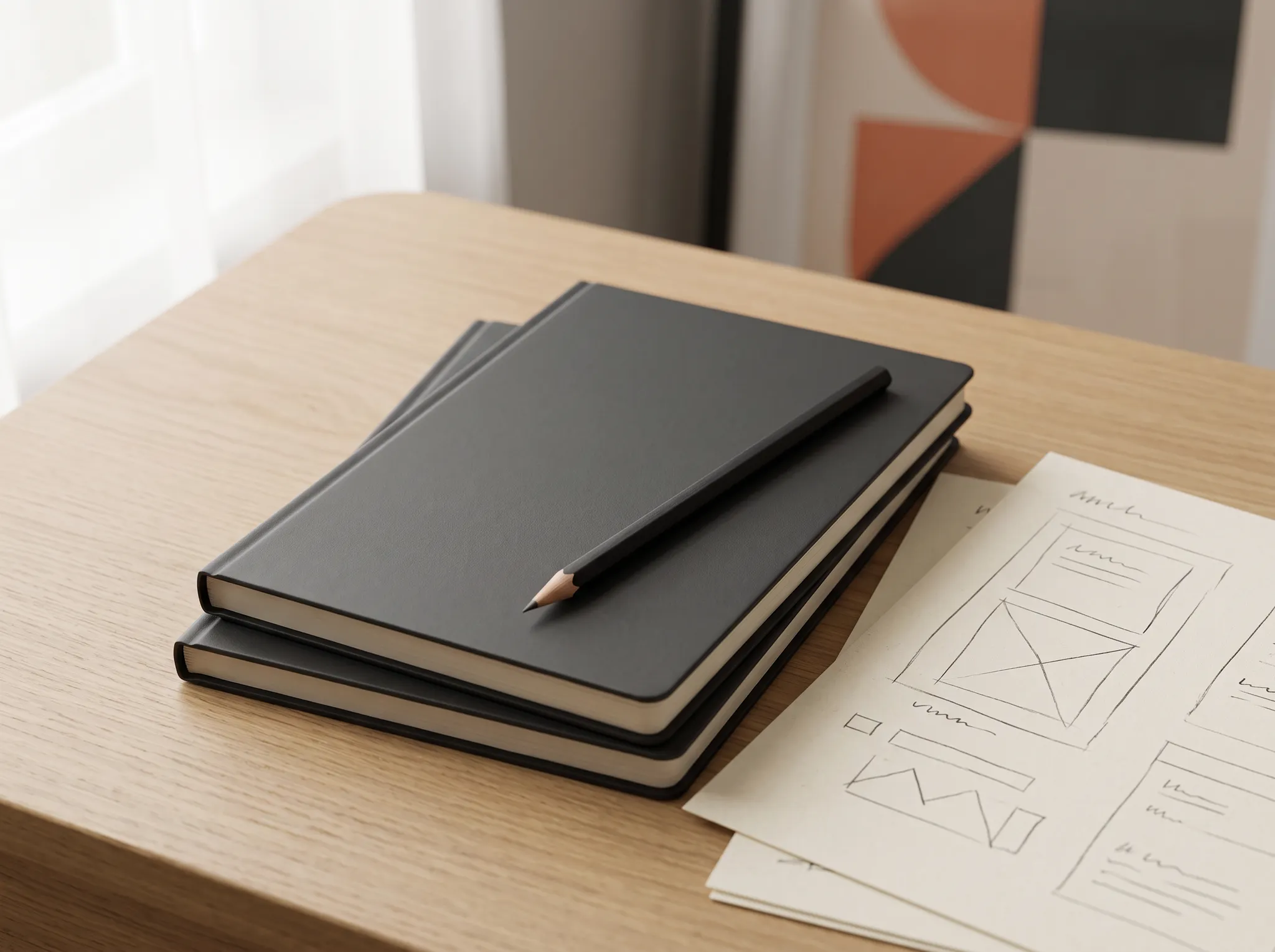 Planning notebooks and working papers